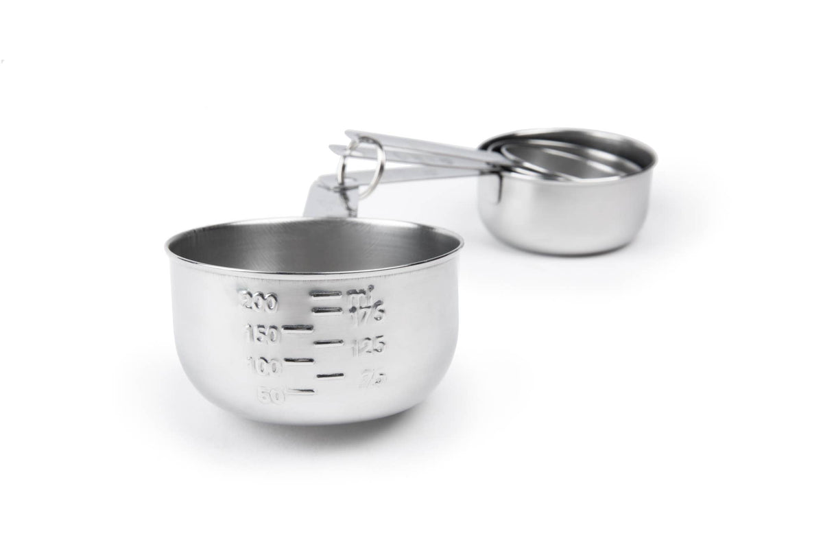Fox Run Stainless Steel Measuring Cup Set, 4-Piece