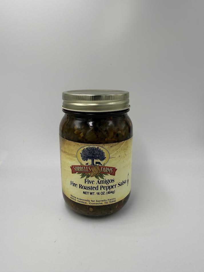 Five Amigos Fire Roasted Pepper Salsa