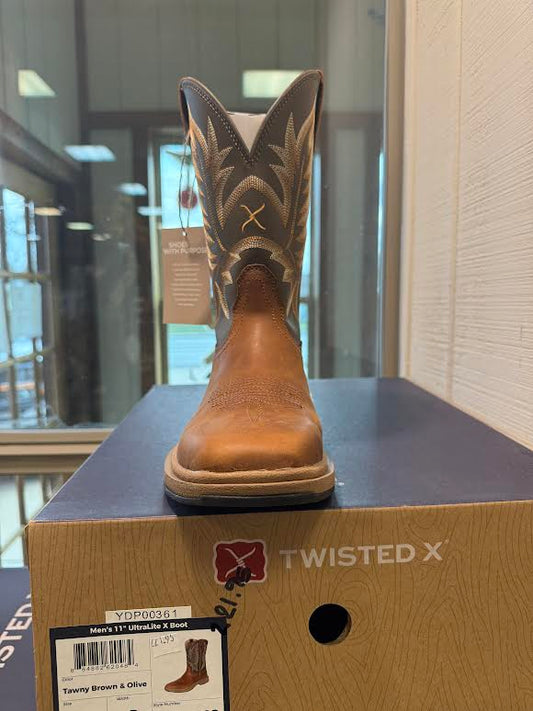 Tawney Brown & Olive Boots