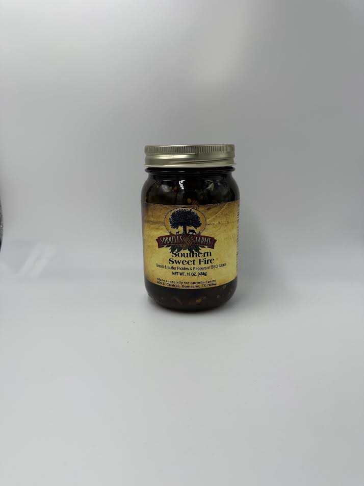 Sothern Sweet Fire Bread & Butter Pickles & Peppers In BBQ Sause