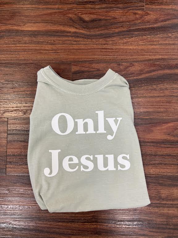 Only Jesus T-shirt Gray
