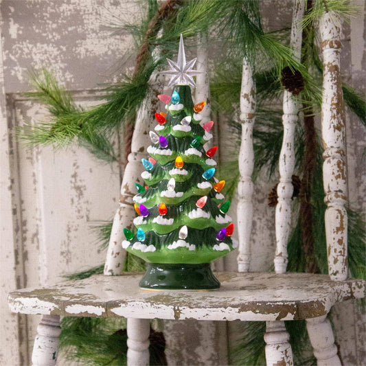 Ceramic Nostalgic Tree, Green (PC)