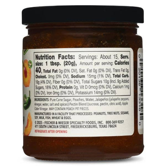 Peach Jalapeno Preserves - NEW LABEL