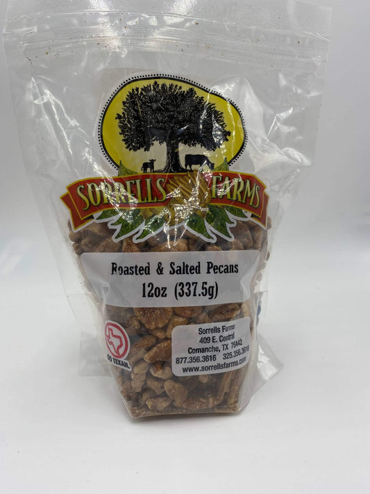 12oz Roasted and Salted Pecans