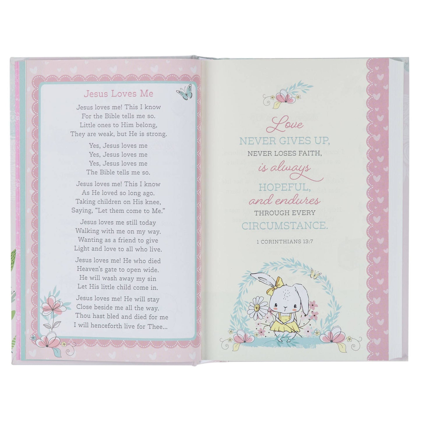 Bible NLT Infant Hardcover, Pink