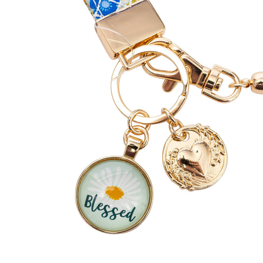 Wristlet Keychain: Blessed
