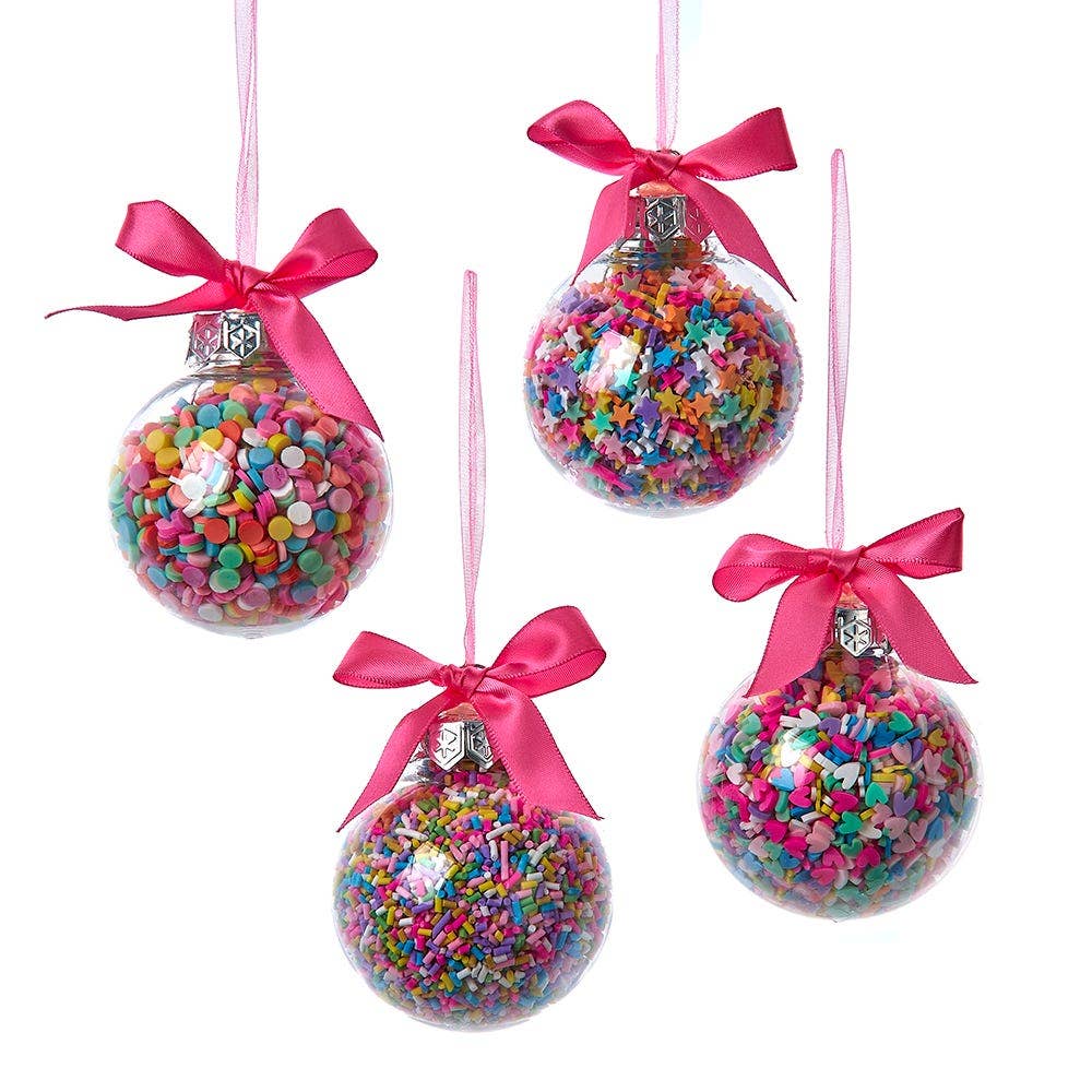 Bubblegum Balls W/ Sprinkles Orns