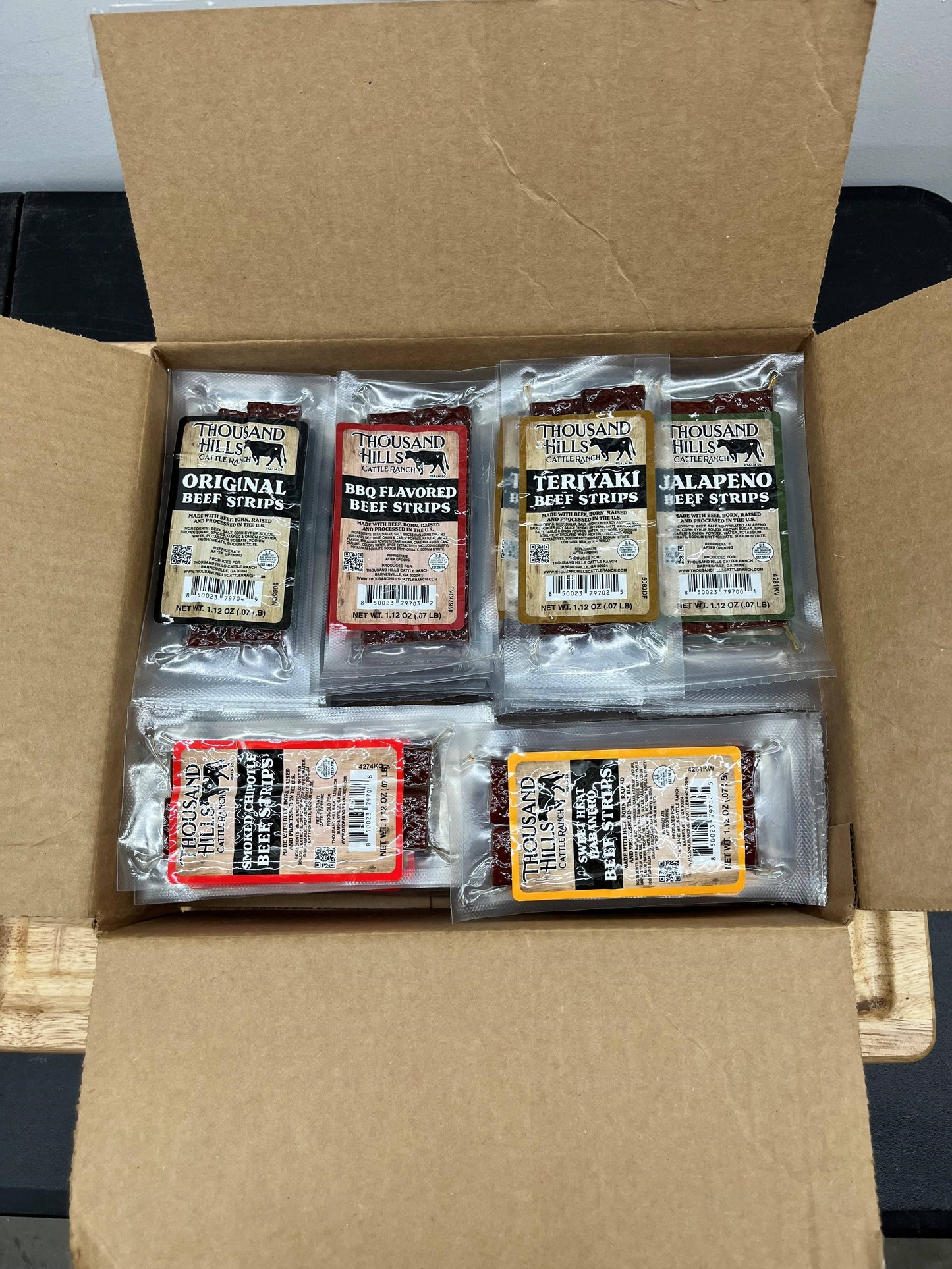 Beef Jerky Strips - All 6 Flavors