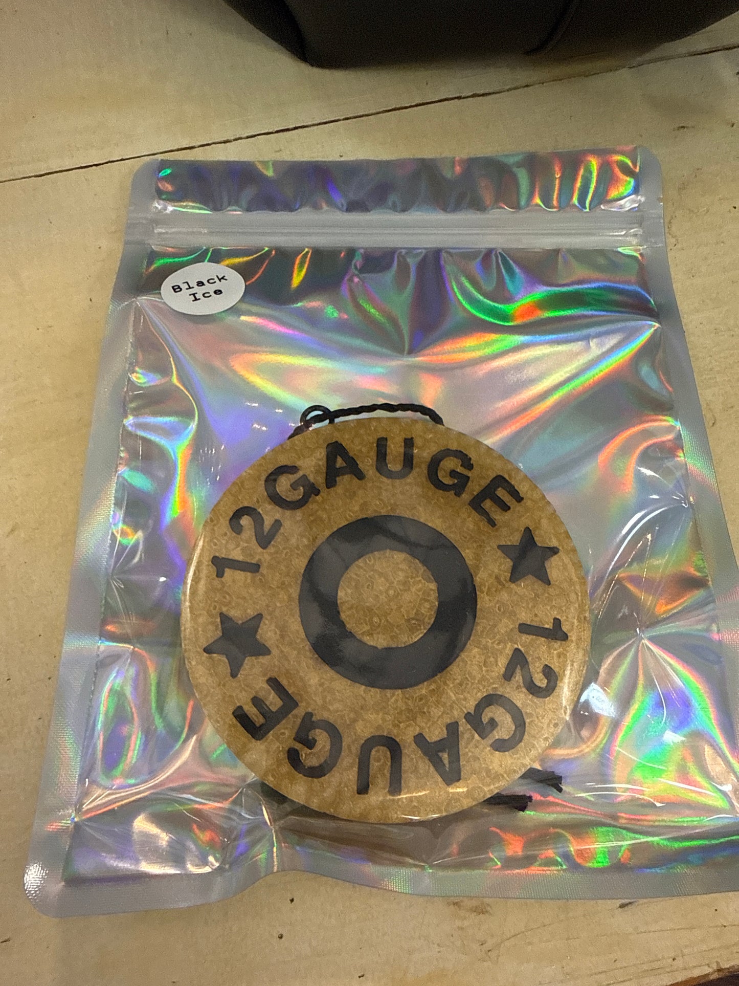 12 Gauge Round Freshie - Black Ice