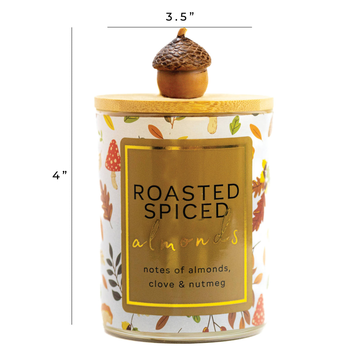 Roasted Spice Almonds – 10oz Holiday Scented Gift Candle