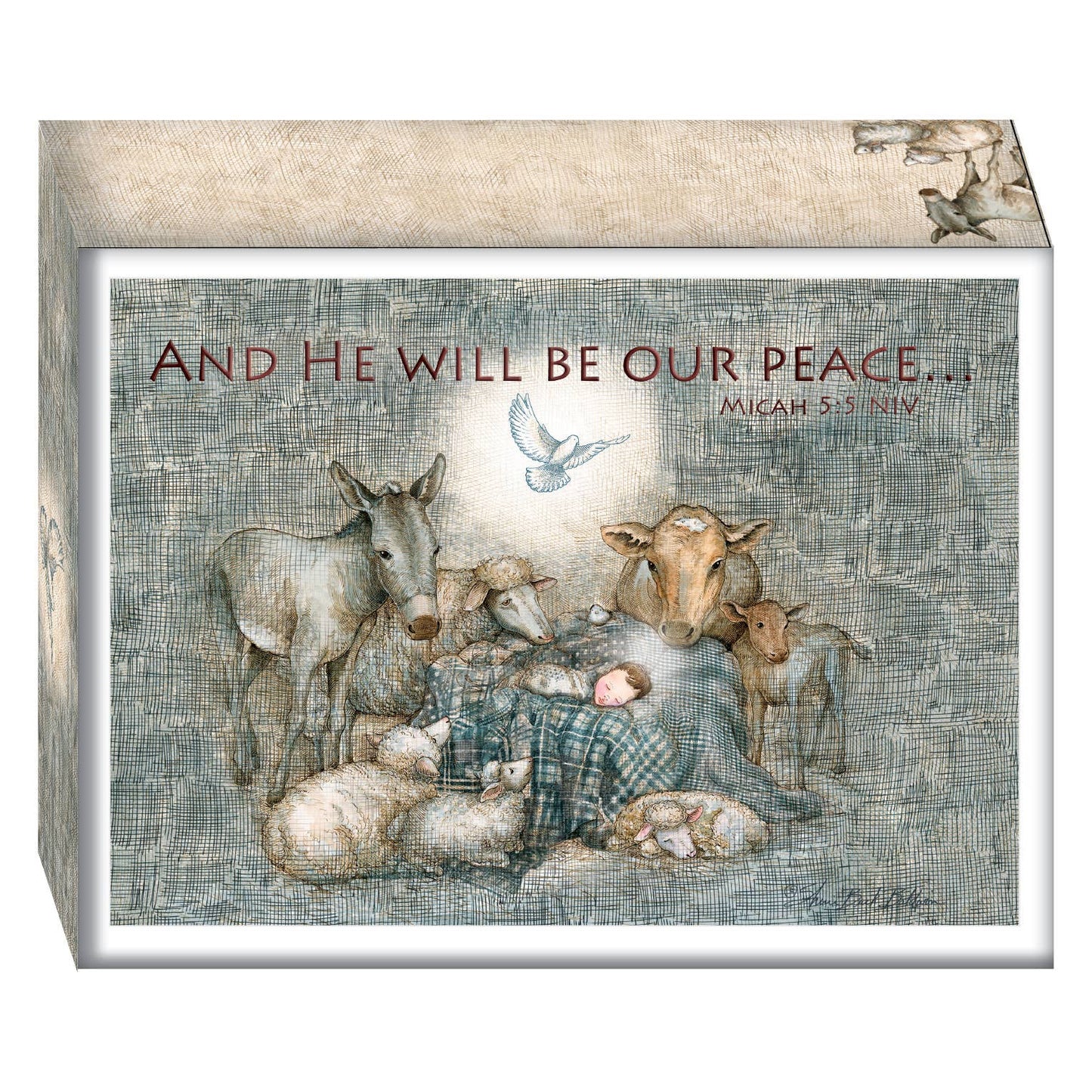He Will Be Our Peace - 26 Special Finish Boxed Christmas Car