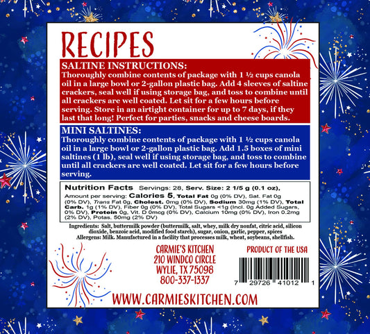 Rocket Ranch Cracker Seasoning - Americana Collection