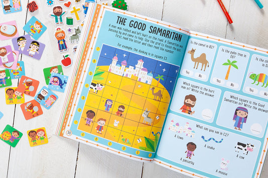 My Bible Stories Activity Book (Blue, Christmas Gift Ideas)