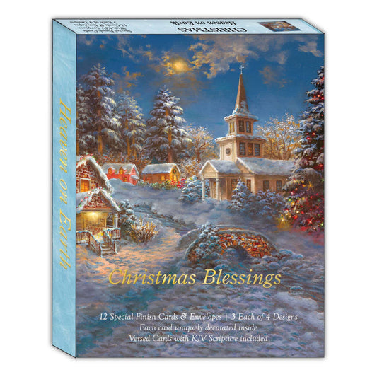 Assorted Boxed Christmas Cards - Heaven on Earth - 12 Cards