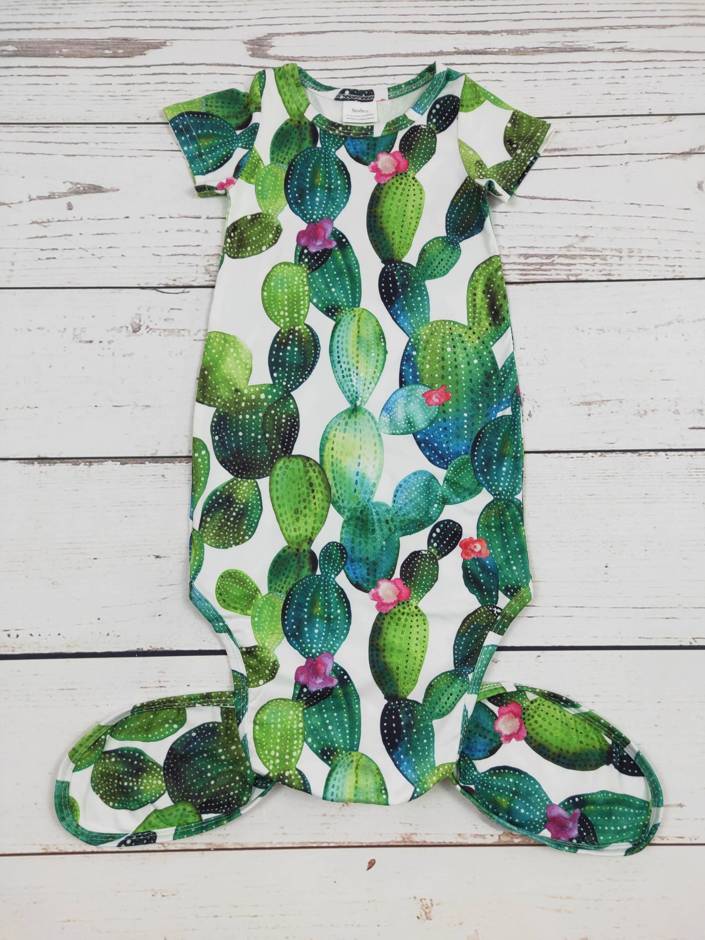 Infant Cactus Pattern Gown