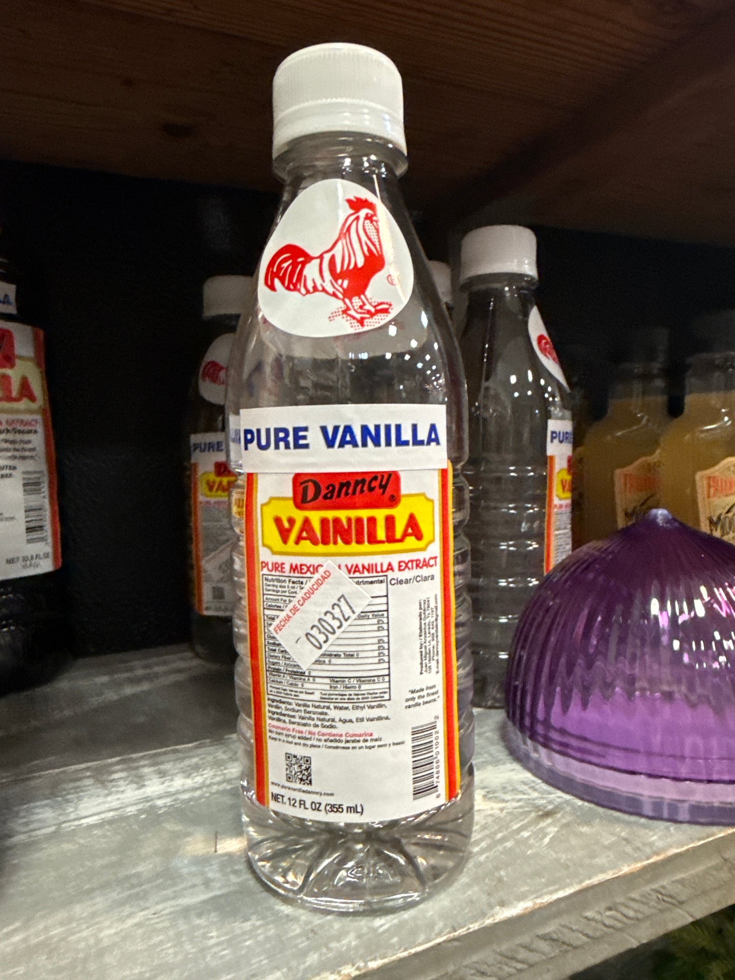 Clear pure vanilla- 12 FL OZ