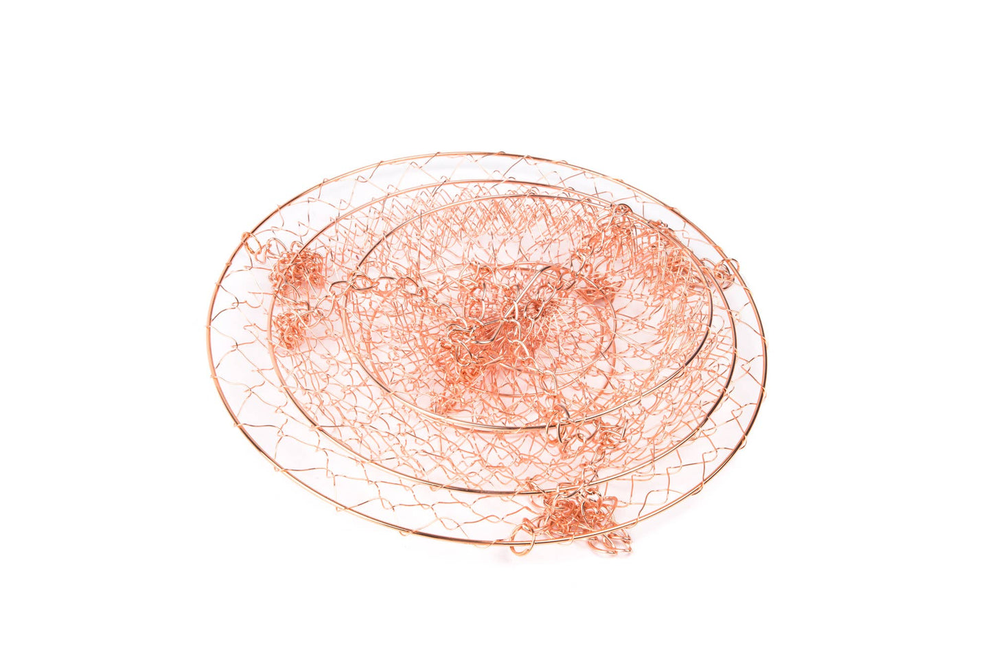 Fox Run Hanging Wire Baskets, Copper, 11" x 14.5"