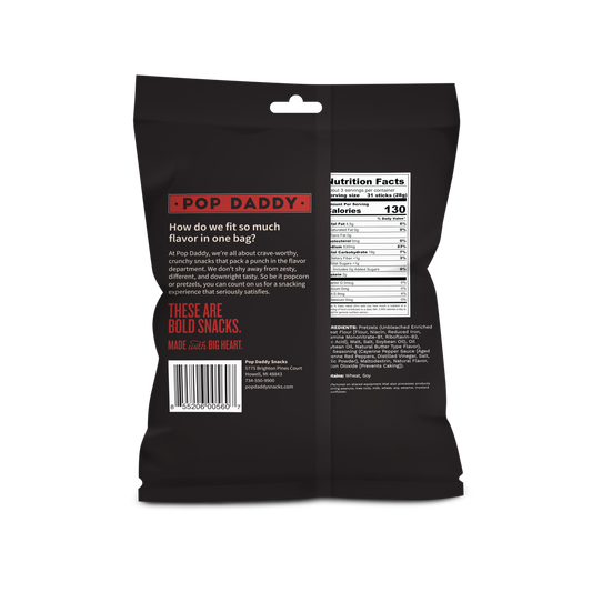 Pop Daddy – Hot Sauce Seasoned Pretzels 3.0oz