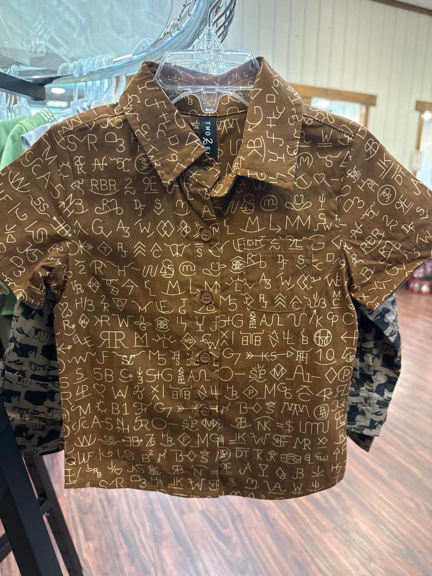 Boys brand button up