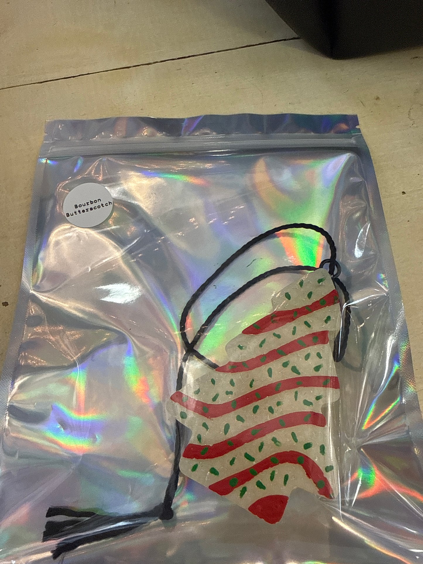 Little Debbie Christmas Tree Freshie - Bourbon Butterscotch