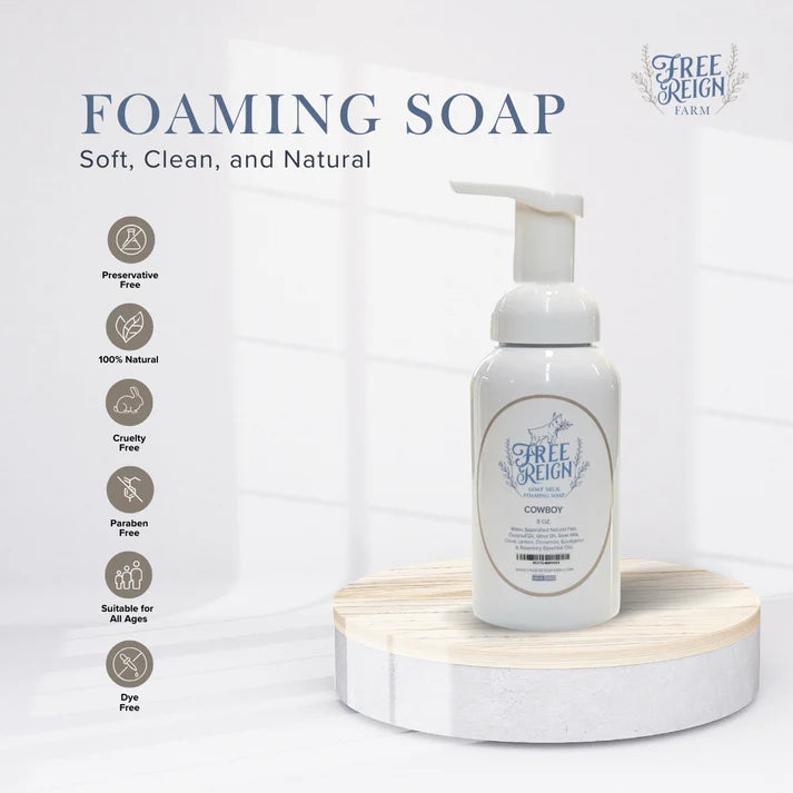 Free Reign Cowboy Goat Milk Foaming Soap