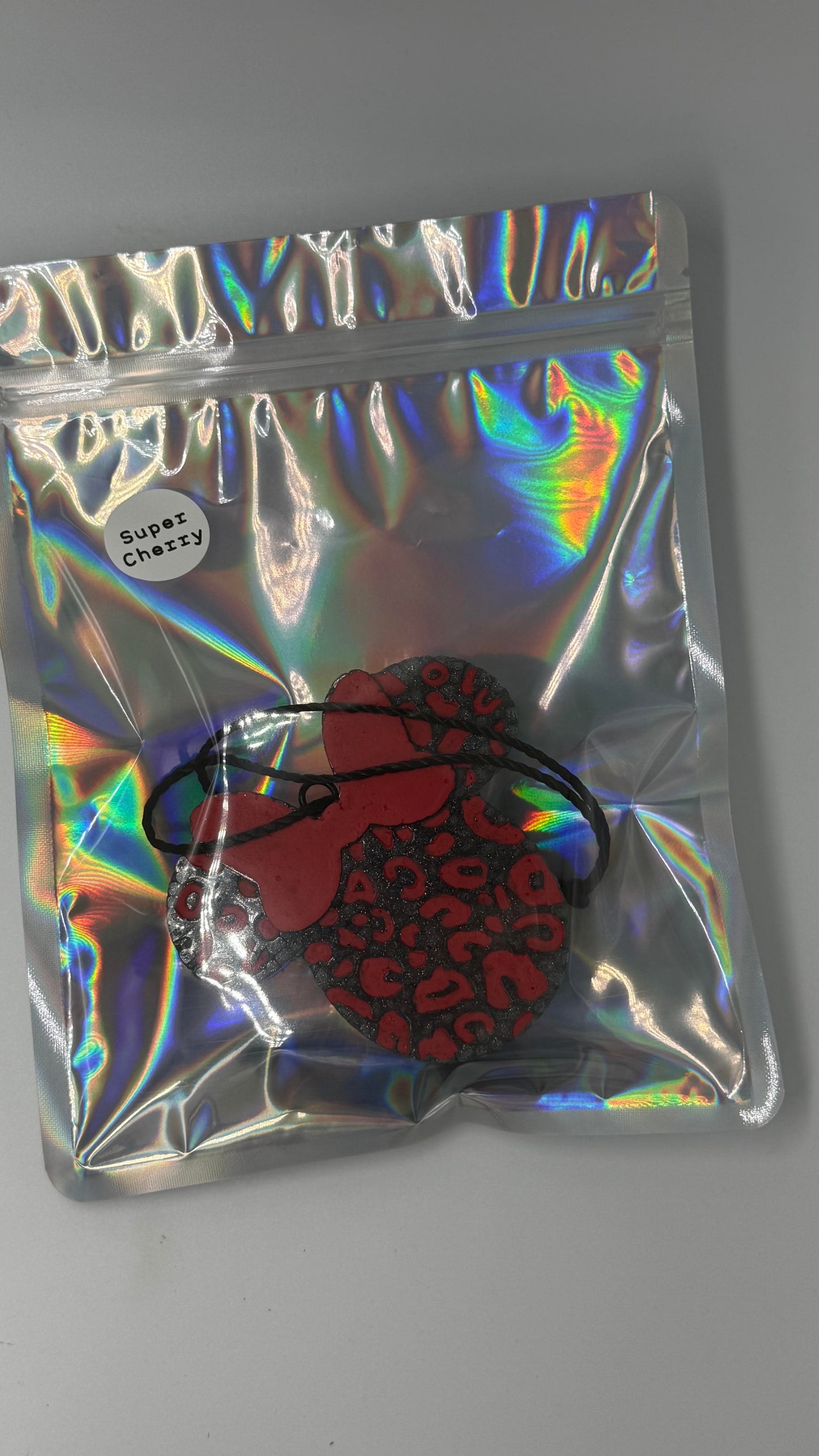 Mini Mouse Cheetah Print Car Freshie-Cherry Bomb