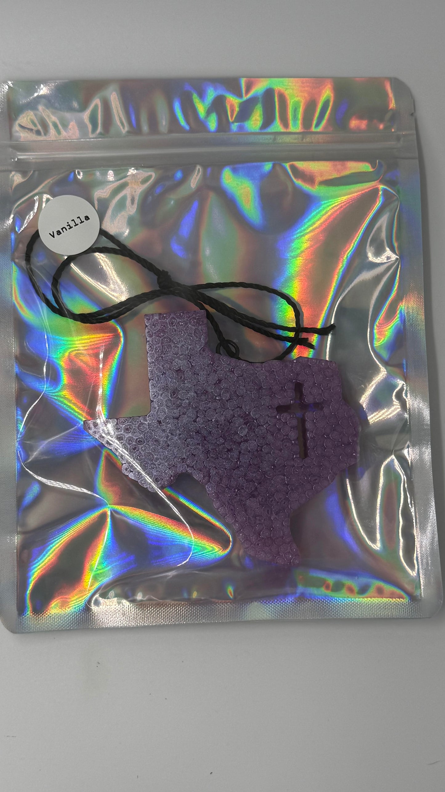 Texas Cross Car Freshie- Vanilla