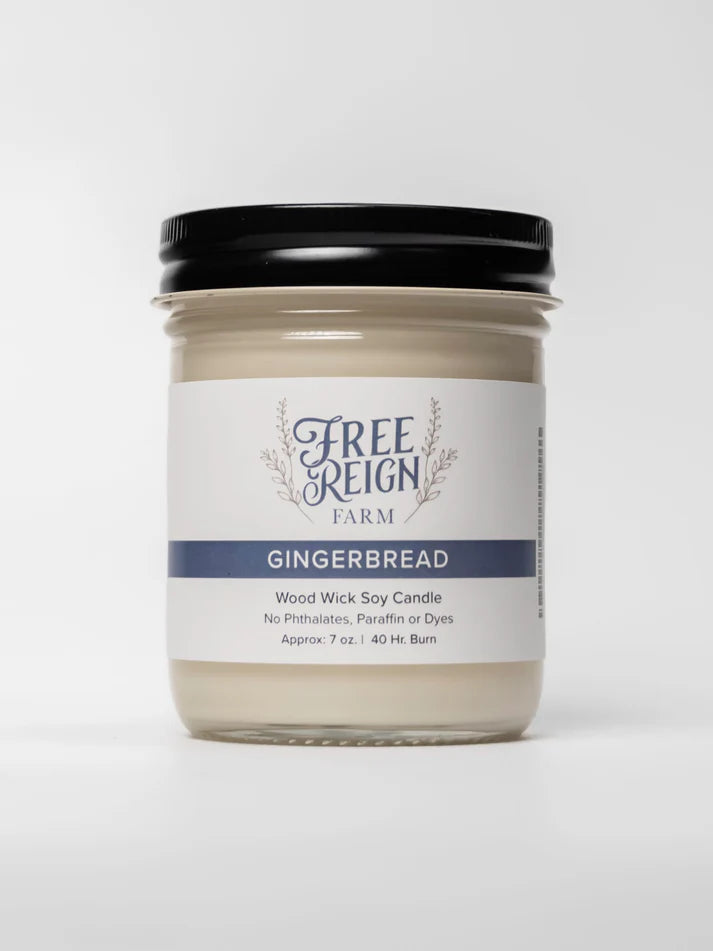 Free Reign Gingerbread 7oz Candle