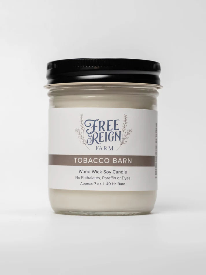 Free Reign Farms Tobacco Barn 7oz Candle