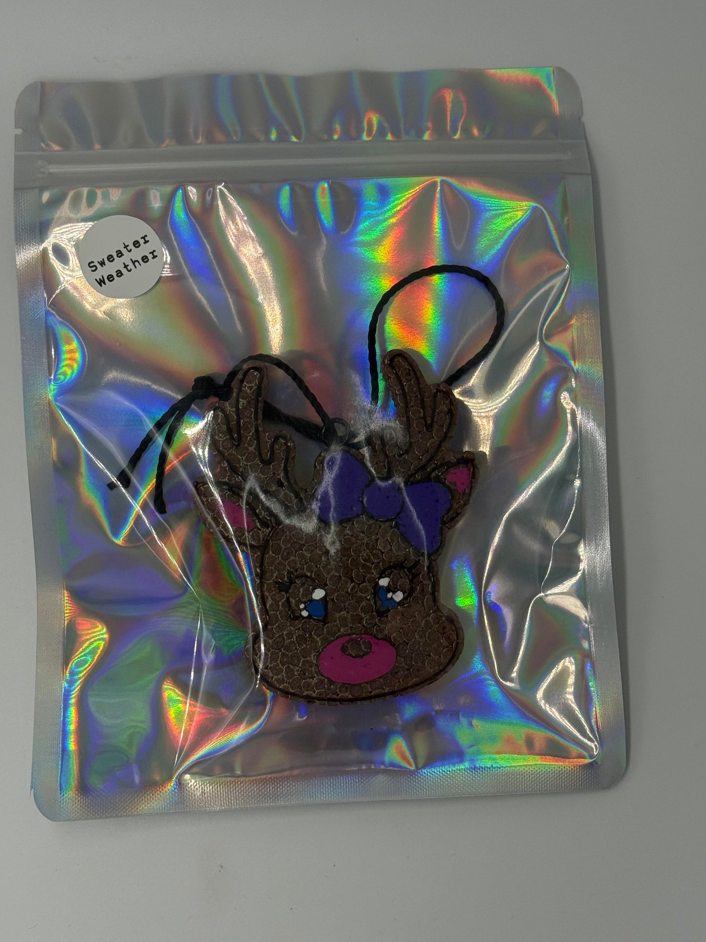 Reindeer Car Freshie- Sweater Weather Scent