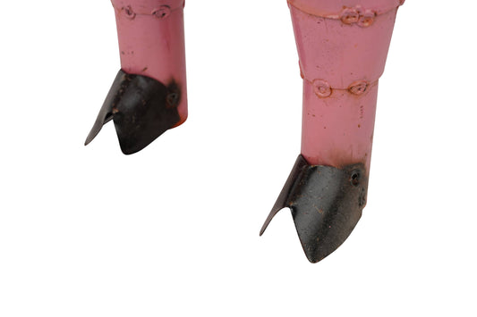 Pink Pig-Metal-Garden-16L x 6W x 10H-Pink Pig-Mini-