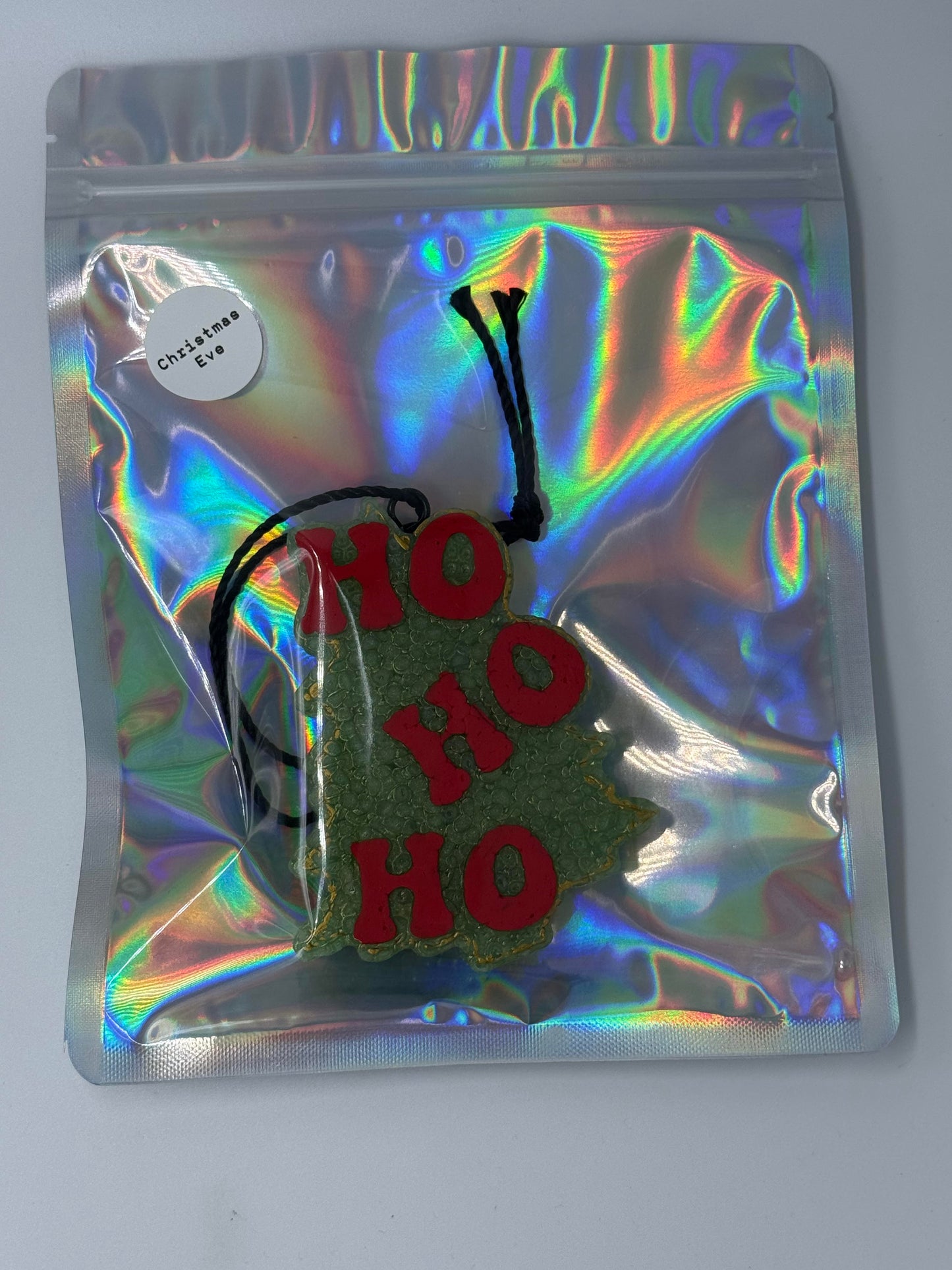 Ho Ho Ho Christmas Tree Car Freshie- Christmas Eve Scent