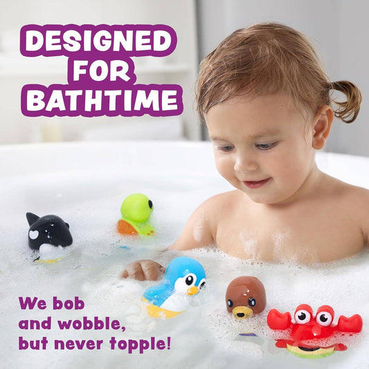 Tub Works® Tub Bobbers™ Watertight Bath Toys, 6 Pack