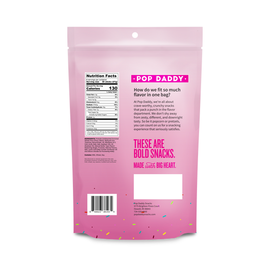 Birthday Cake Seasoned Pretzels 7.5oz