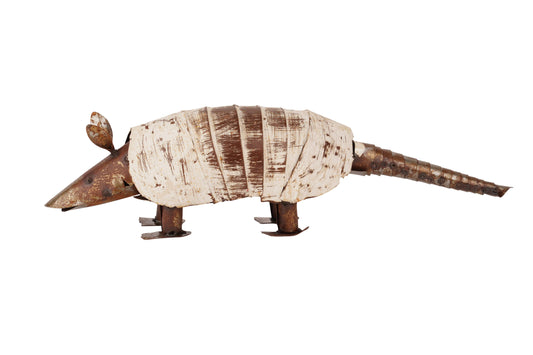 Farmhouse Garden Metal Armadillo-NEW-16x5x6 inch-Two Colors