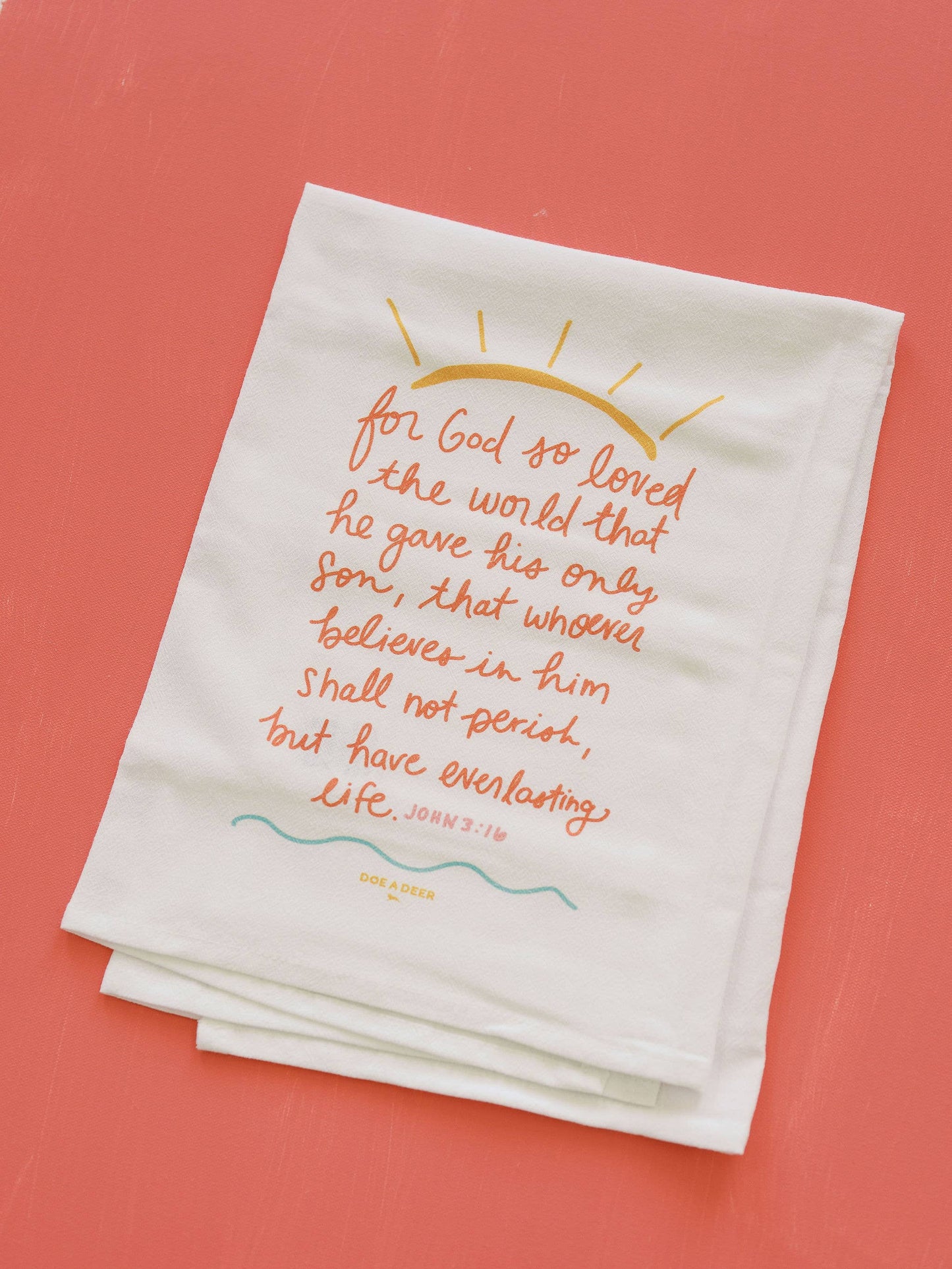 For God So Loved Classic Kitchen Towel