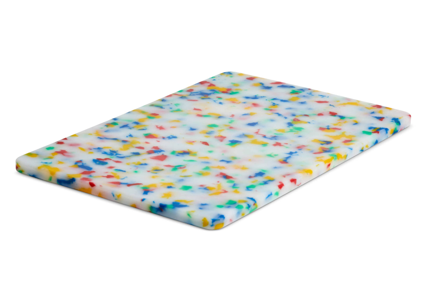 Recycled Plastic Cutting Board Small Confetti