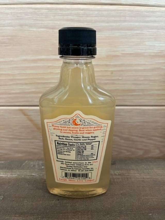Honey Gold Moonshine Hotsauce Small Flask