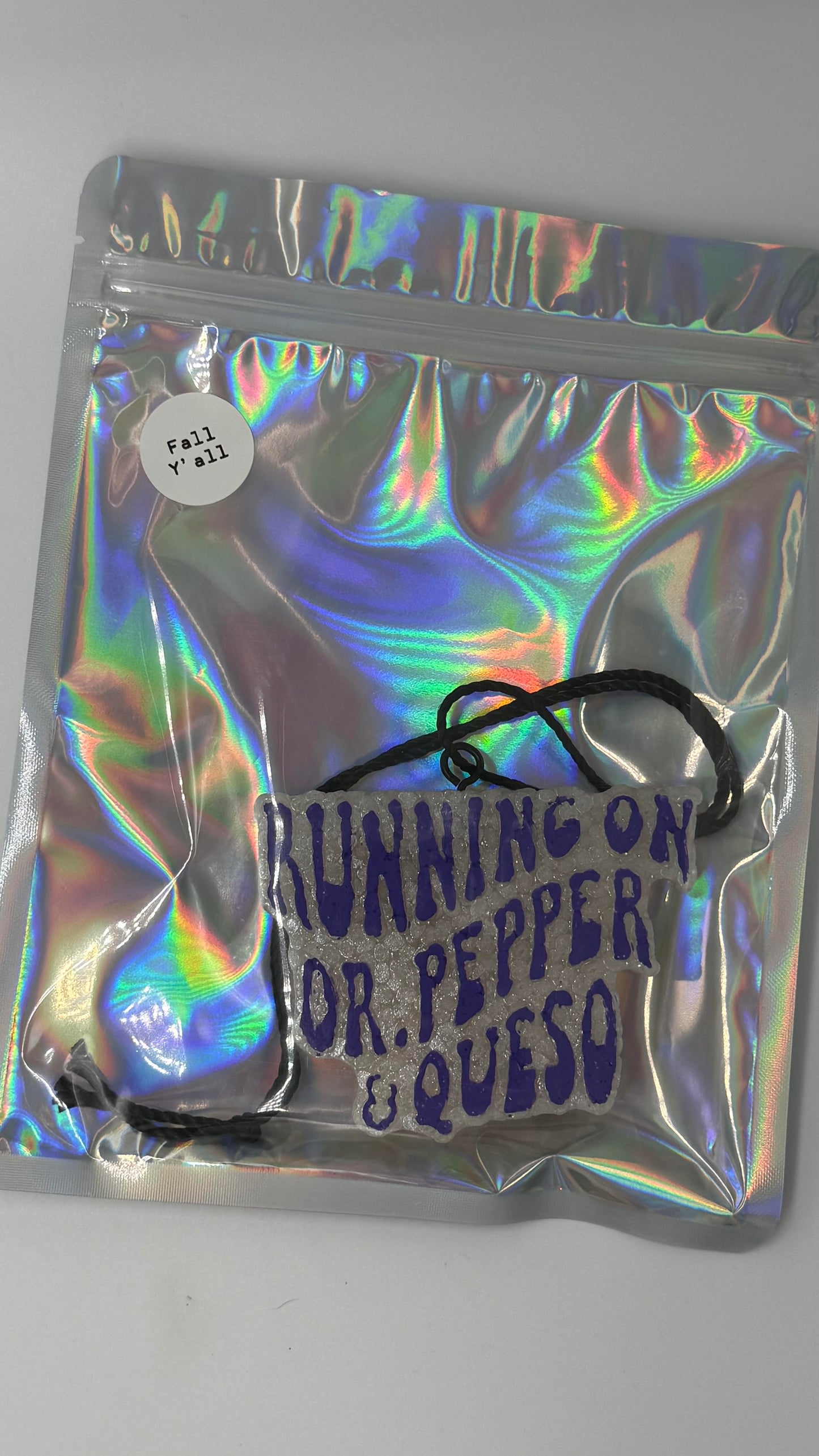 Surviving On Dr. pepper And Queso Car Freshie- Fall Yall