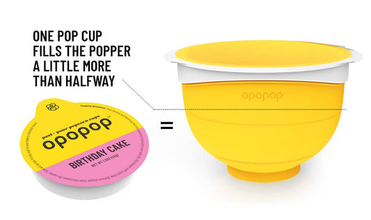 Birthday Cake Pop Cups Popcorn Kernels