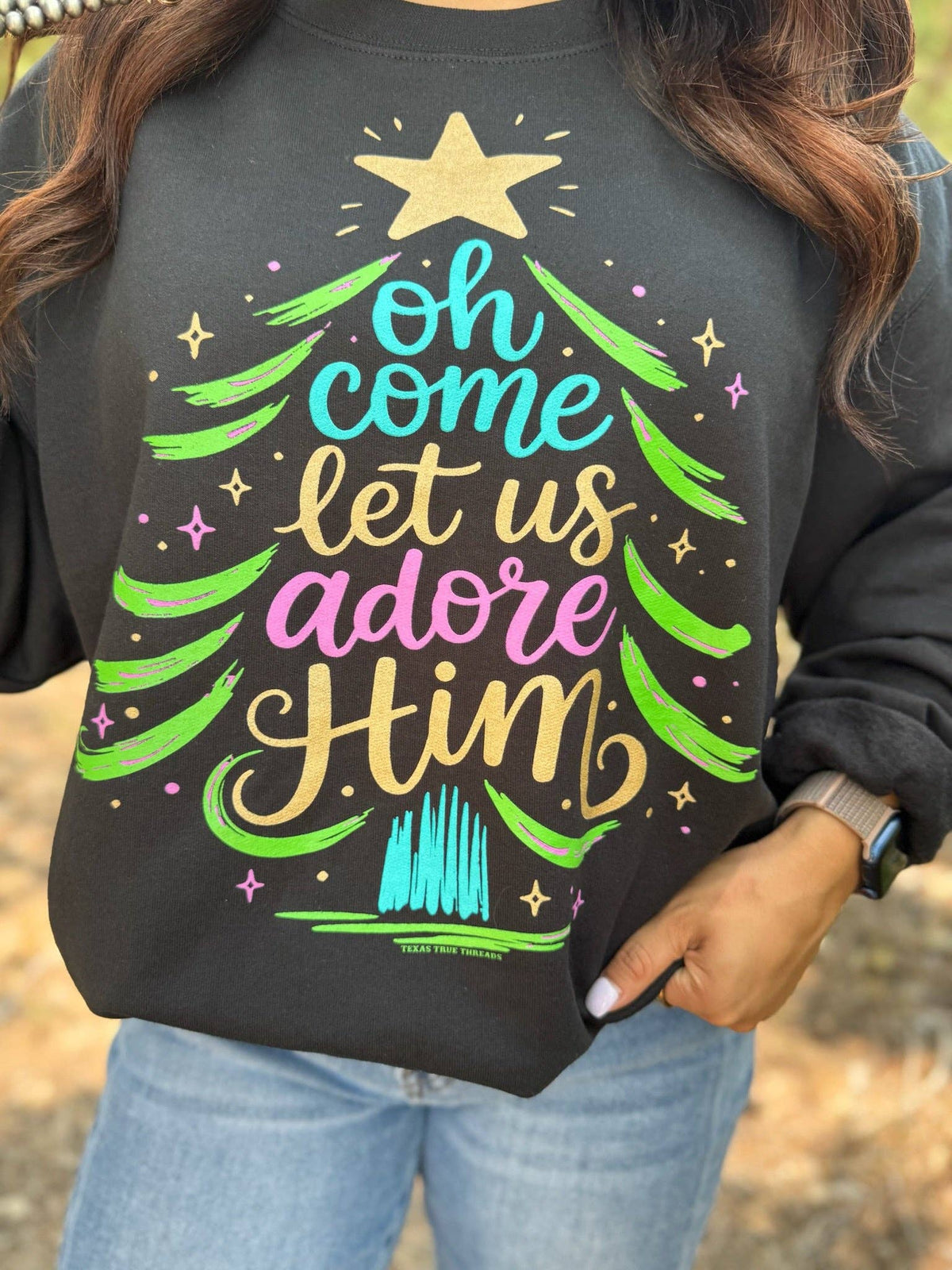 Oh Come Let us Adore Him Tee