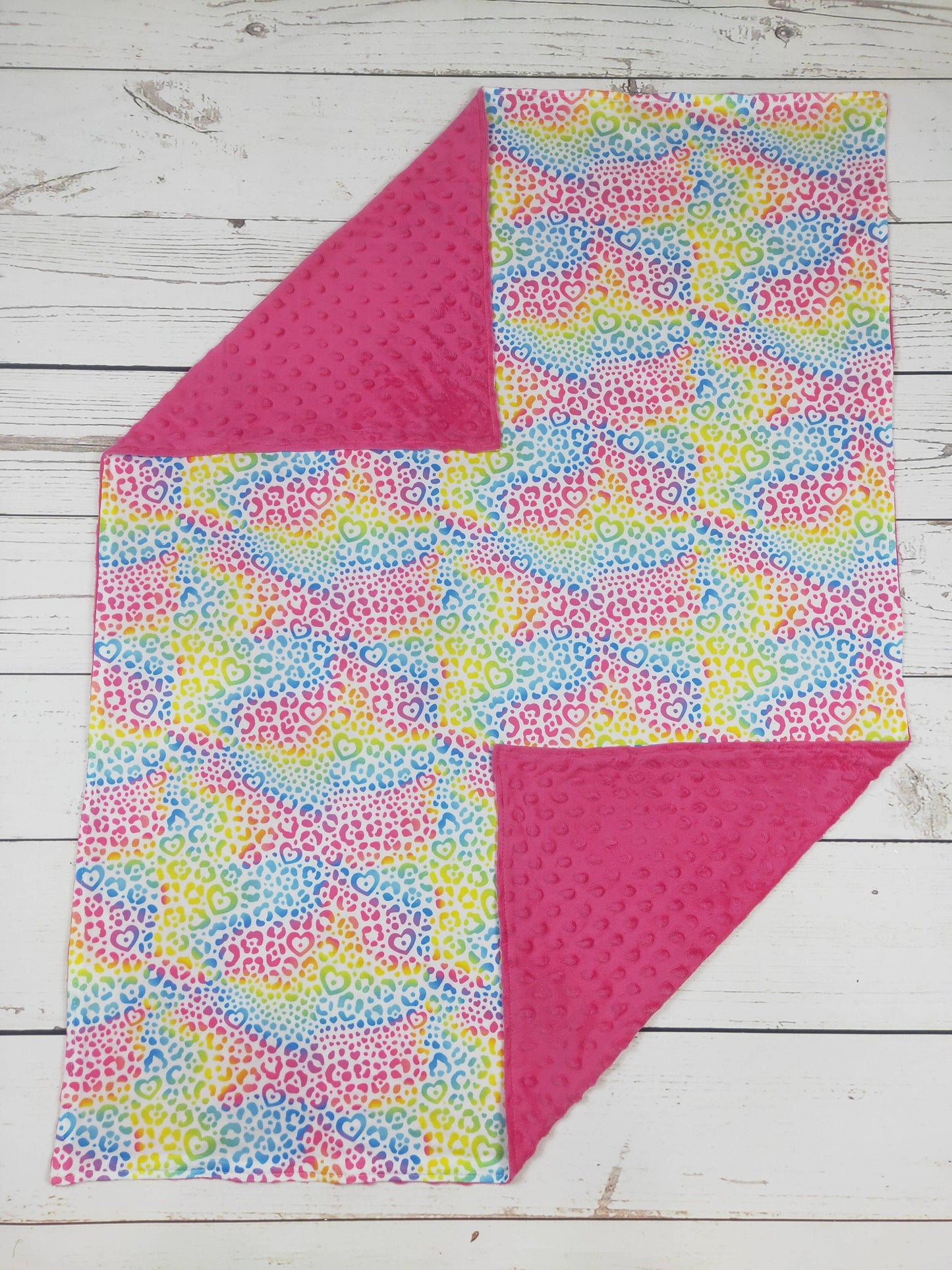 Multi Color Cheetah Blanket