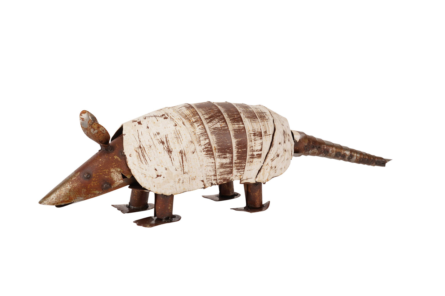Farmhouse Garden Metal Armadillo-NEW-16x5x6 inch-Two Colors
