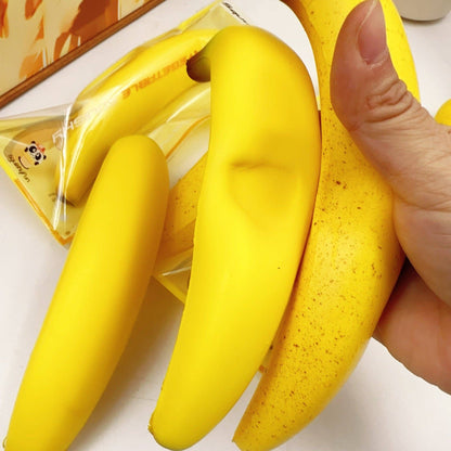 New Simulation Banana Squishy Slow Rising Stress Relief Squeeze Toy