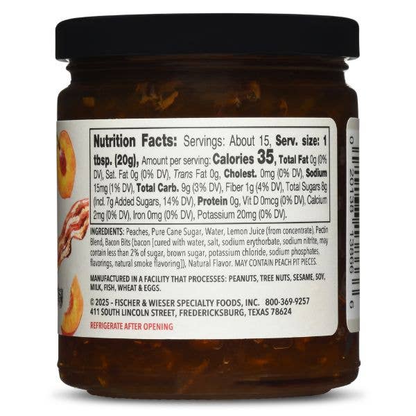 Peach & Bacon Jam - NEW