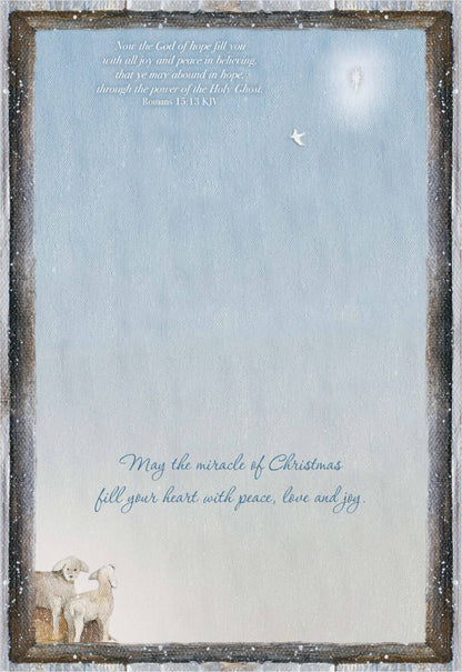 Religious Boxed Christmas Cards, Holy Night, KJV