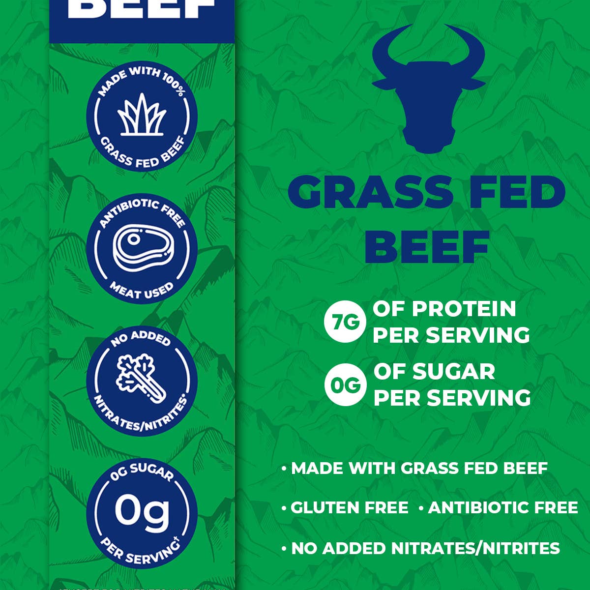Grass Fed Beef Snack Sticks