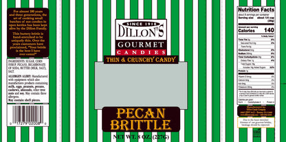 Brittle, Pecan, 8 oz Snack Tray,