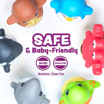 Tub Works® Tub Bobbers™ Watertight Bath Toys, 6 Pack