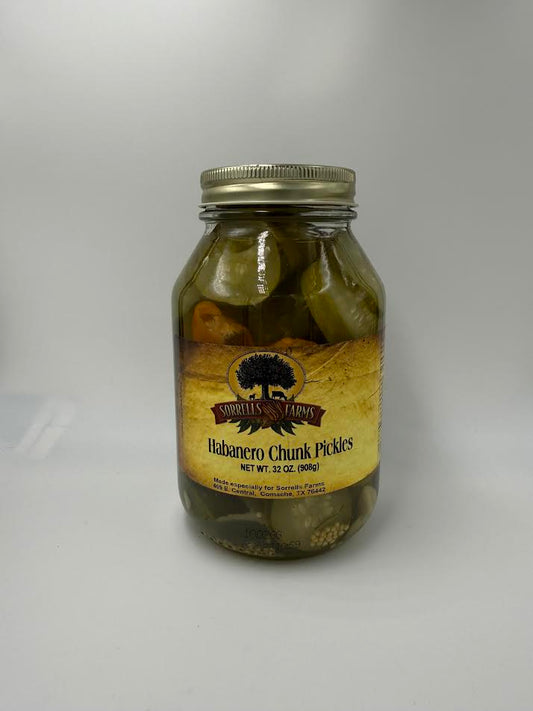 Habanero Chunk Pickles